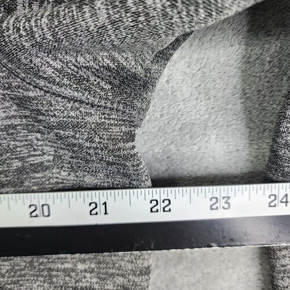 Mens Heather Gray Adidas Team Issue Pullover Sweatshirt 1/4 Zip Long Sleeve M - Picture 10 of 13